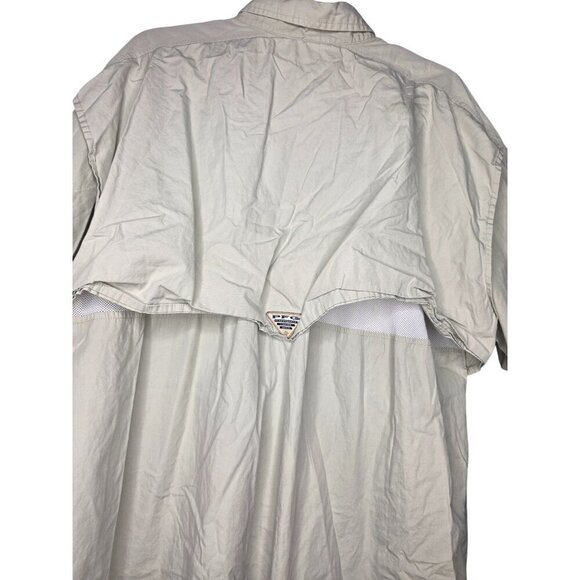 Columbia PFG Shirt Mens XL Tan Vented Fishing Outdoor - Picture 13 of 16